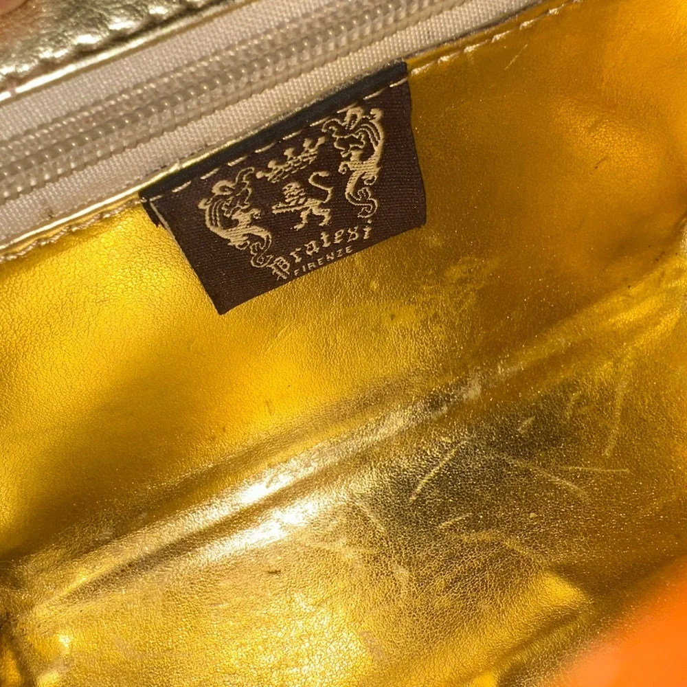 Partesi Tan Leather Handbag - Picture 4 of 5